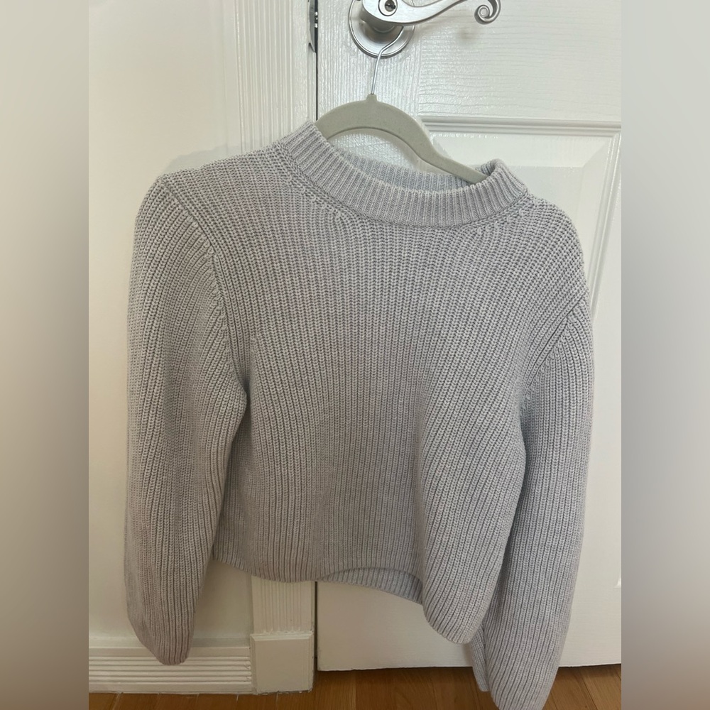 Weekday Light Gray Knit Pullover